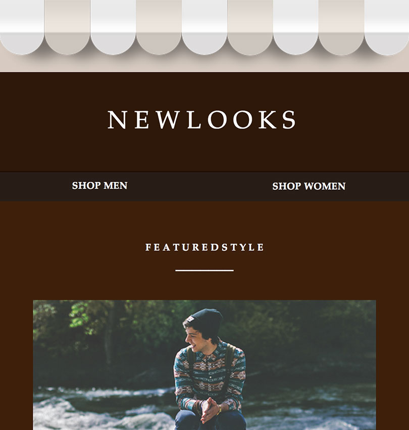 Shelves template - Desktop